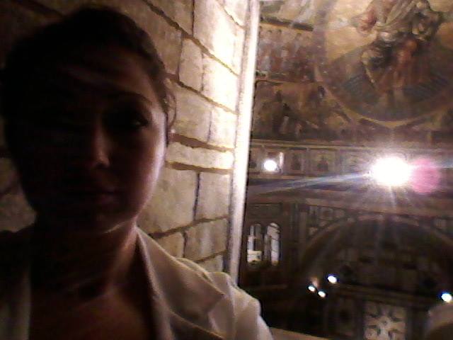 Baptistery Selfie while waiting for the laser scanner on the upper floor of the Baptistery of St. Giovanni. I don't do them often. I swear. 