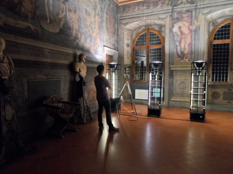 Vid Petrovic Imaging the Room of the Elements in Palazzo Vecchio, Florence. 